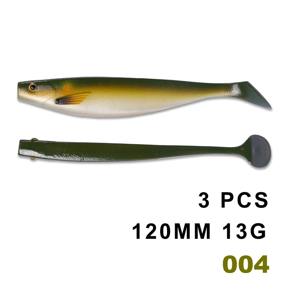 120mm 004-3 HUNTHOUSE fox similar pro shad teez большая Мягкая приманка 12 см 15 см 18 см pro shad Приманка berserk морской бас для ловли щуки zander - Цвет: 120mm 004-3
