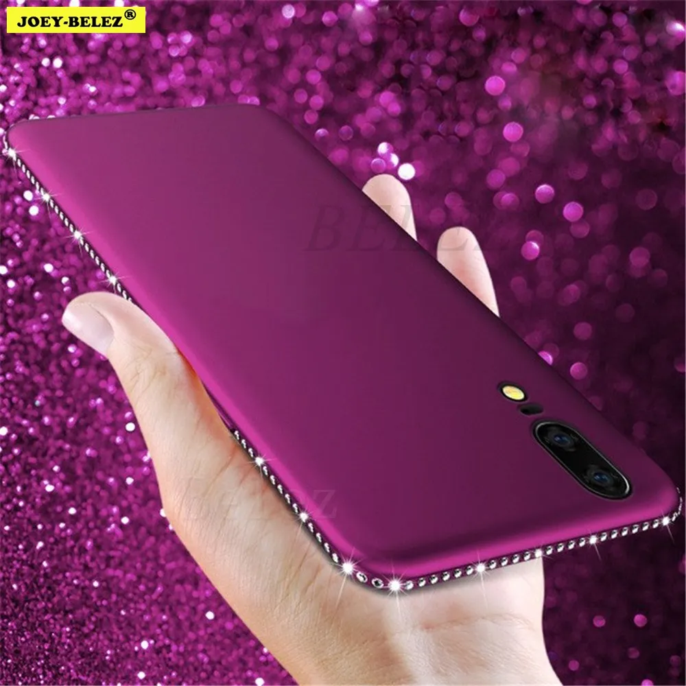 

Diamond Bling Silicone Case For Huawei P smart P20 P8 P9 mate 10 9 8 lite Nova 2s 3 3i Case On Honor 8 9 lite Glitter Rhinestone