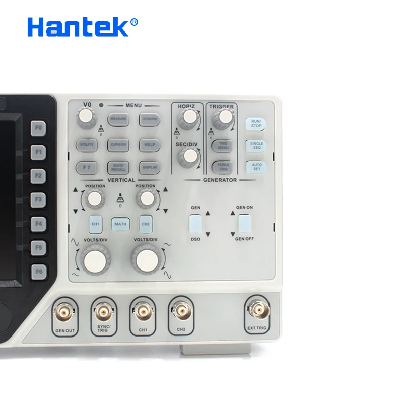 Hantek официальный DSO4072C 2 канальный цифровой осциллограф 1 канал произвольный/Функция генератор сигналов 70 МГц диагностический инструмент