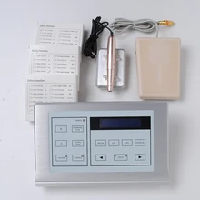 Новинки цвета золотой Швейцарский двигателя татуаж машины комплект 30 шт. иглы татуировки брови microblading ручка наборы