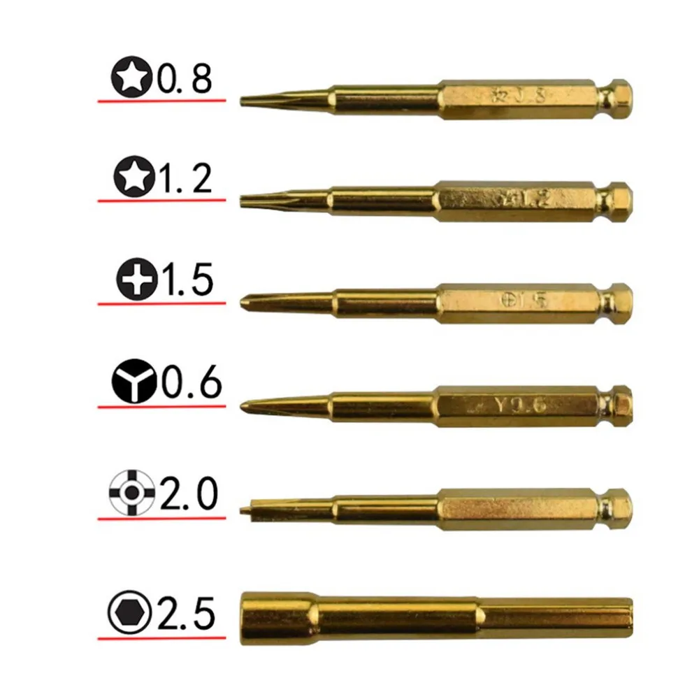 Sechs in Einem Professionelle Schraubendreher-set für iPhone 7 Reparatur Werkzeuge Austauschbar Sch