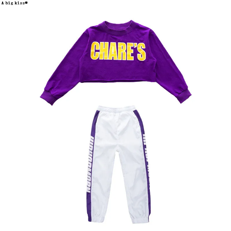 

Girl Jazz suit costume children hip-hop costume children hip-hop national trend autumn Dance Costume