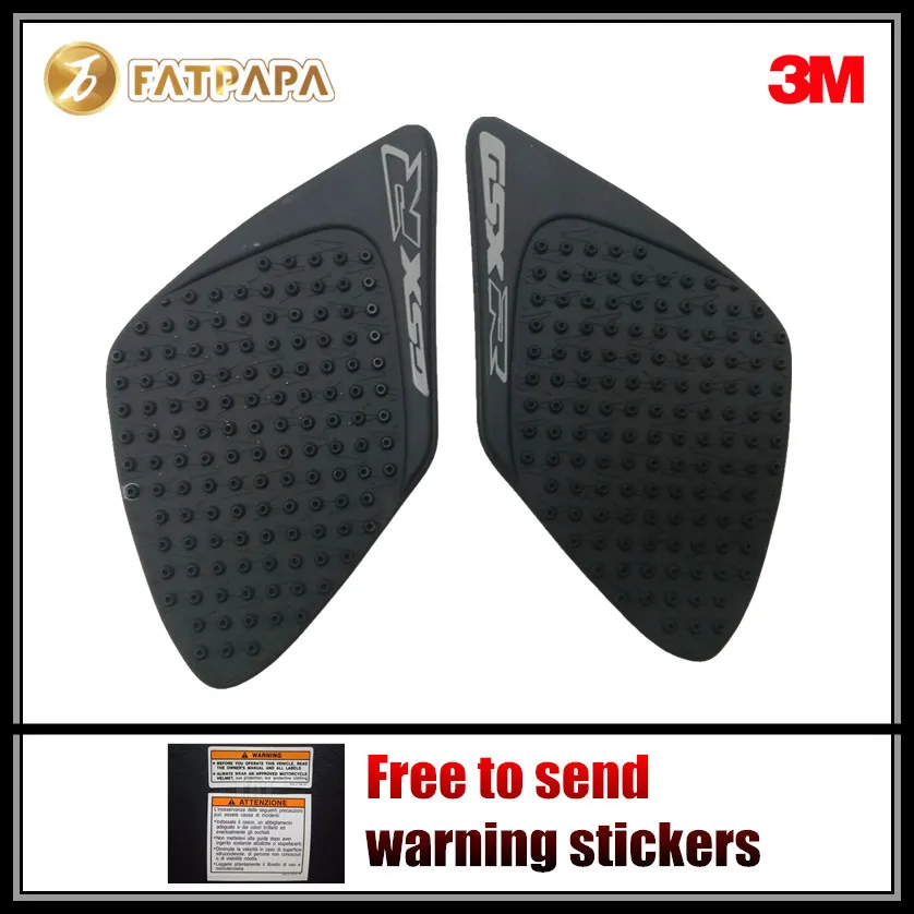 

Motorcycle Tank Pad Protector Sticker Decal Gas Knee Grip Tank Traction Pad Side 3M Fit For Suzuki GSXR 1000 k7 k8 2007-2008