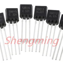 100 шт. S9011 S9012 S9013 S9014 S9015 S9018 К-92 NPN PNP