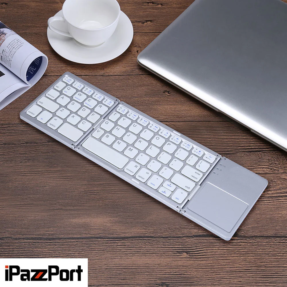 iPazzPort 75BT Mini Bluetooth Ultra Light Keyboard Foldable Pocket