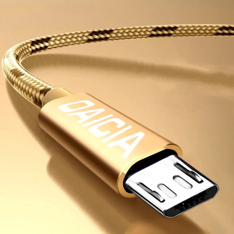 1 м 2 м Micro USB кабель 3A нейлон Быстрая зарядка USB кабель для передачи данных для samsung Xiaomi LG планшет Android мобильный телефон usb зарядный шнур