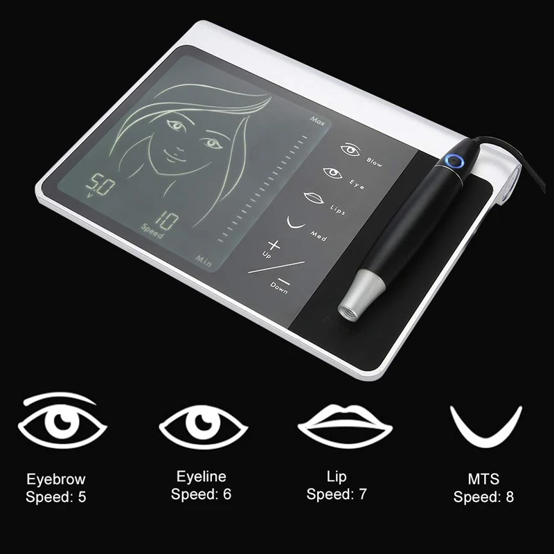 Permanente a Linha dos Lábios Linha dos Olhos com Painel Atuagem Sobrancelhas Maquiagem Touch Screen 3 atuagem sobrancelhas maquiagem permanente, a linha dos