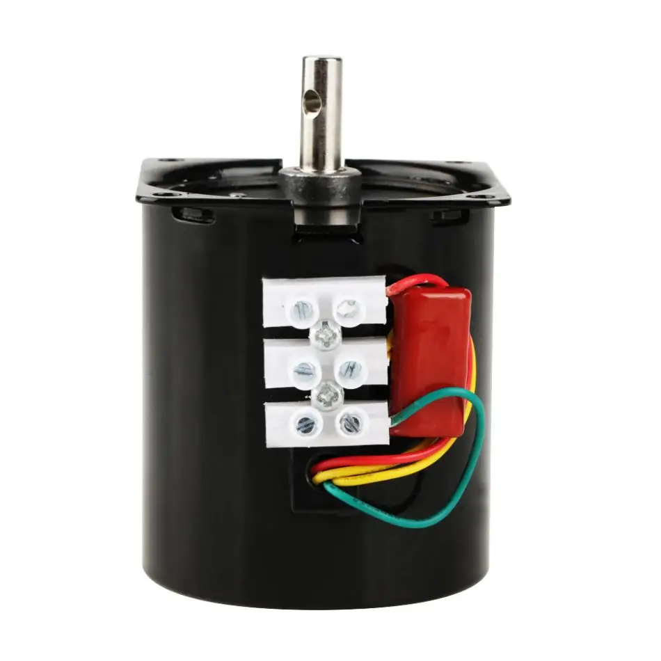AC 220 V 28 W миниатюрный синхронный мотор с постоянным магнитом Синхронные двигатели CW/CCW низкооборотный двигатель высокого качества