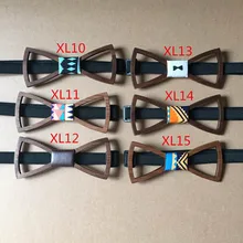 Новейшая модная индивидуальность ручной работы из натурального дерева мужской досуг мужской деревянный лук Галстуки деревянные бабочки дизайн