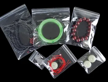 

100pcs/lot Clear Self Sealing Zip Lock Anti-oxidation Plastic Packing Bag PVC Jewelry Craft Anti-tarnish Storage Pouch