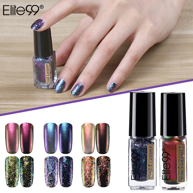 Elite99 6ml Chameleon Nail Lacquer Color Changing Nail Polish Elite99 6ml Chameleon Nail Lacquer Color-changing Nail Polish Fashion Mood Changing Lacuqer for DIY - Elite99 6ml Chameleon Nail Lacquer Color Changing Nail Polish