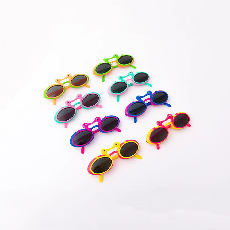 Iboode Мультфильм Дети солнцезащитные очки для мальчиков девочек флип-ап солнцезащитные очки в форме милой птички солнцезащитные очки UV400 детские оттенки подарки для мальчиков девочек