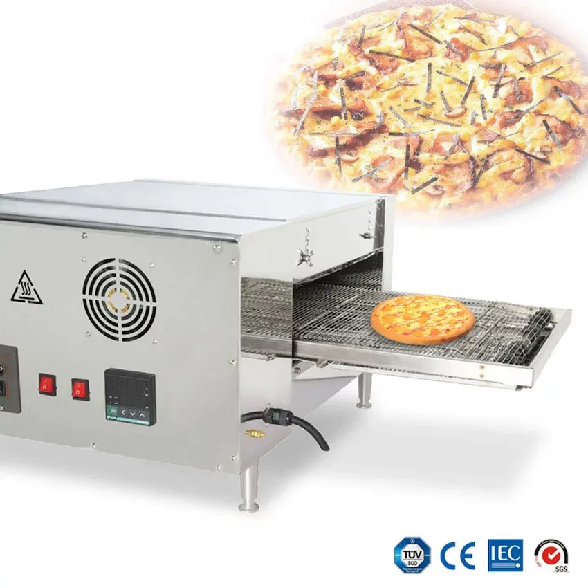 

Crawler pizza oven chain belt type pizza oven electric commercial pizza oven digital display automatic baking oven 110V 220V
