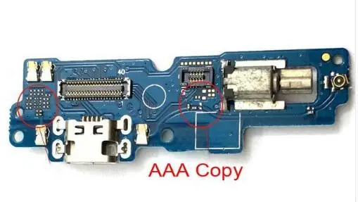 Протестированный для ASUS Zenfone 4 Max Pro ZC554KL Micro Dock разъем usb зарядный порт гибкий кабель плата с Вибрационный микрофон - Цвет: AAA Quality