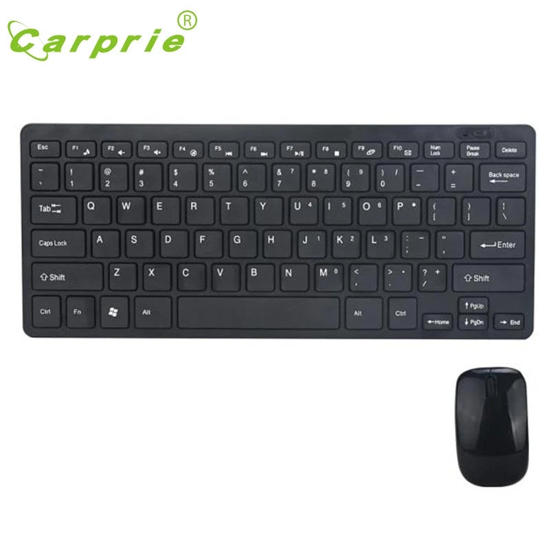 

CARPRIE Slim Mini 2.4G Cordless Wireless Optical Keyboard Mouse Kit For PC Laptop Win7/8 20J Drop Shipping