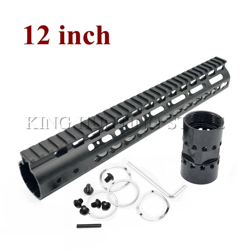 Черный матовый " 9" 1" 12" 13," 15" дюймов Handguard RIS Rail Airsoft M4 AR1 Keymod. 223/5. 56 Picatinny Quad Rail