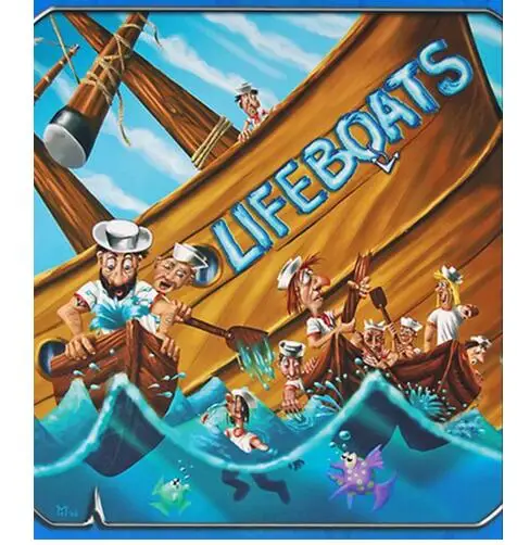 

Lifeboats Board Game Rette Sich Wer Kann Puzzle Cards Games Funny Table Game For Party Family indoor games