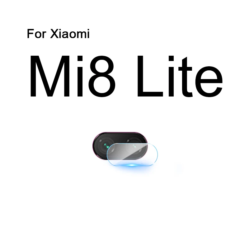 3-1 шт Стекло для Xiao mi Red mi Note 7 6 Pro 6A задняя камера объектив Защита экрана для Xiaomi mi 9 SE mi 8 Lite mi 8 mi 9 чехол пленка - Цвет: For Xiaomi Mi 8 Lite