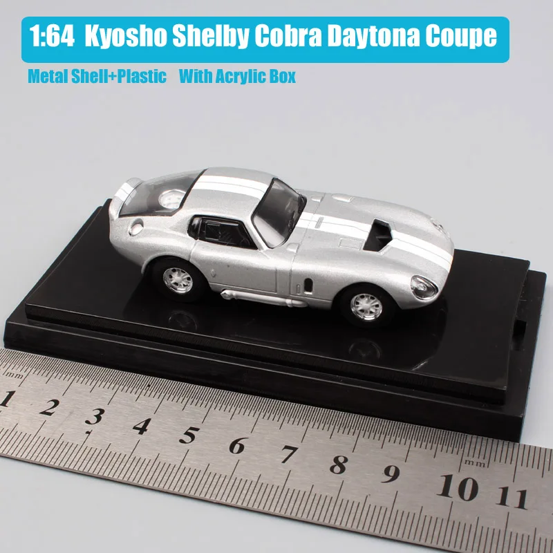 1/64 масштаб Kyosho ford Shelby Cobra Daytona Coupe спортивный гоночный автомобиль мини литая модель игрушки миниатюры для взрослых мальчиков коллекция