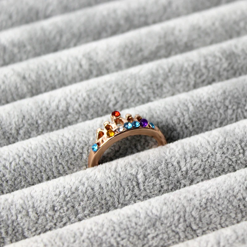  YSUMI 5 color Velvet Jewelry Ring/Earring Tray Jewelry Display Stand For Shop Counter Jewelry Organ