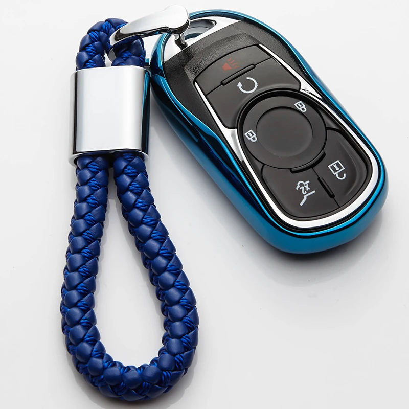 

Soft TPU Car Key Case Cover Shell Protector For OPEL Astra Buick ENCORE ENVISION NEW LACROSSE Keyring Car Styling Accessories