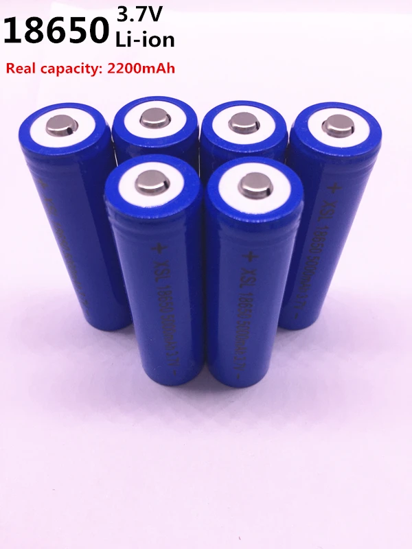 Высокое качество 5000 mAh 3,7 V 18650 для NCR литий-ионная аккумуляторная батарея для фактической емкости 2200 Mah