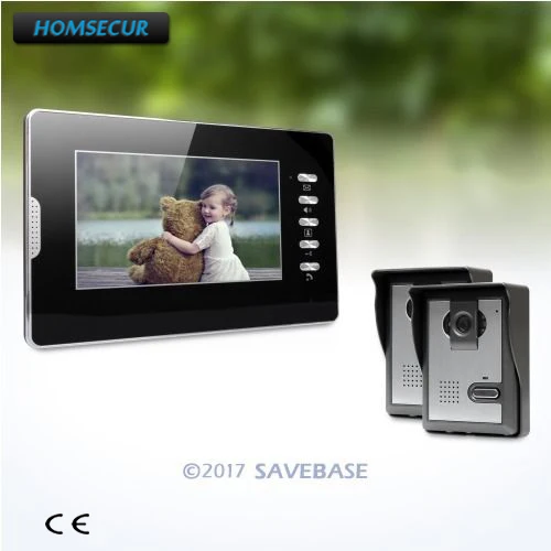 

HOMSECUR 7" Hands-free Video Door Phone Intercom System with Mute Mode for Home Security