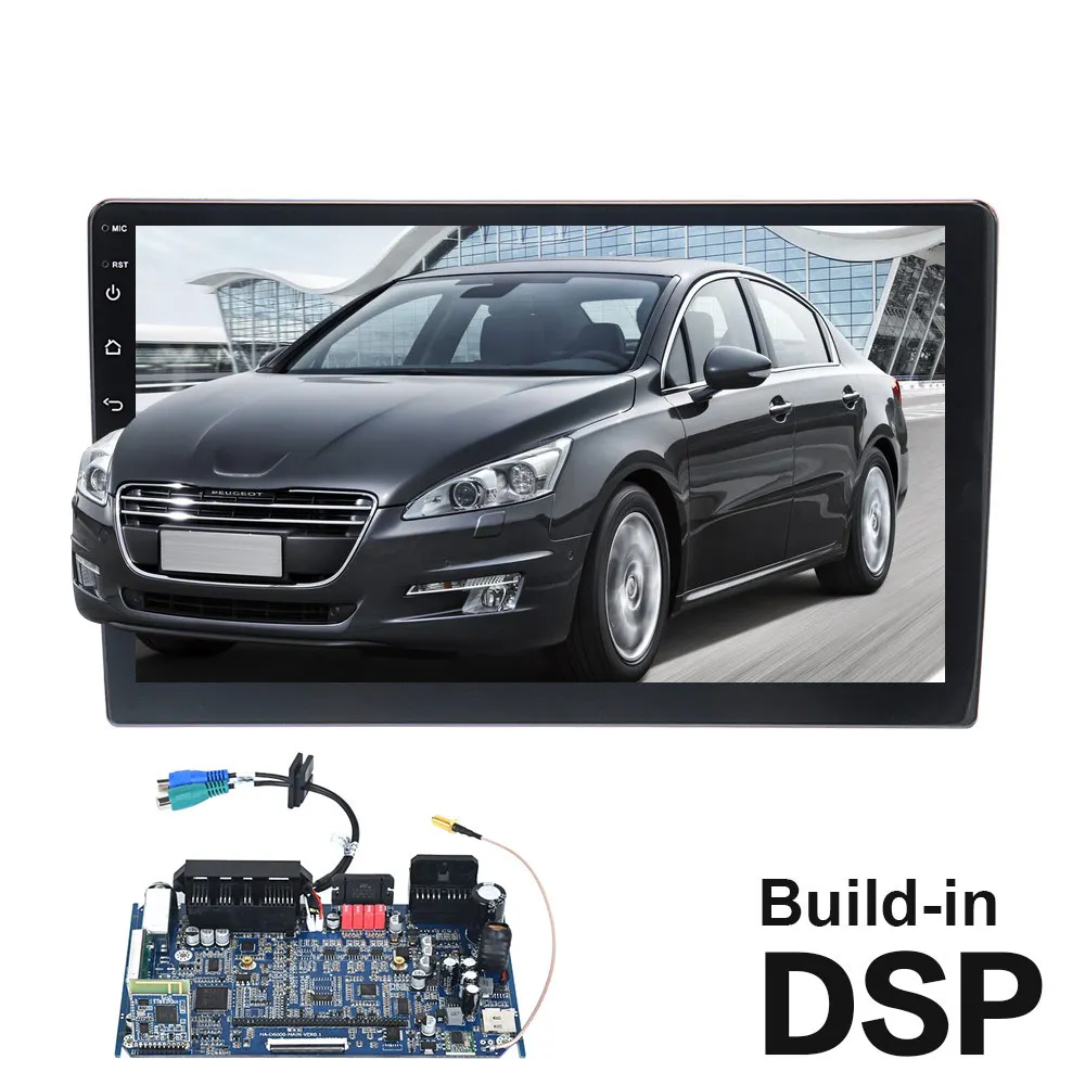 

Aotsr 10,1 "Android 8,1 Octa Core 2 Din Universal Radio doble coche estéreo unidad principal GPS Audio incorporado DSP para Volkswagen Passat Touran