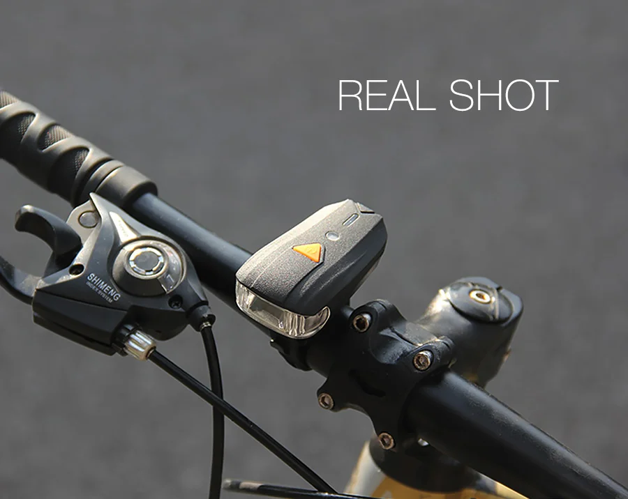 OUTERDO 5 Modes USB Charging Bicycle German Standard Smart Sensor Warning Light Flashlight Waterproof Bike Front Light Headlight