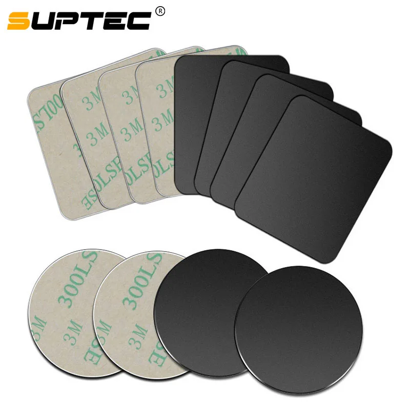 

SUPTEC Magnetic Plate for Car Phone Holder Phone Stand Magnet Metal Plate Iron Sheets for Magnetic Car Phone Holder Metal Disk