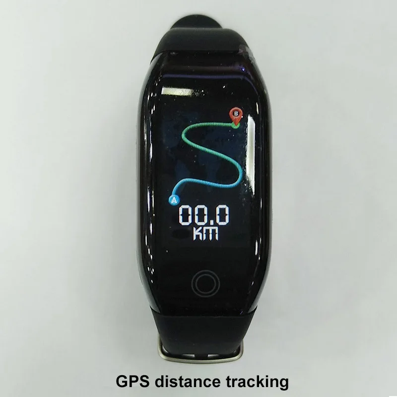 F21 умный Браслет gps фитнес-трекер 1,1" спортивные водонепроницаемые часы для измерения артериального давления монитор сна смарт-браслет