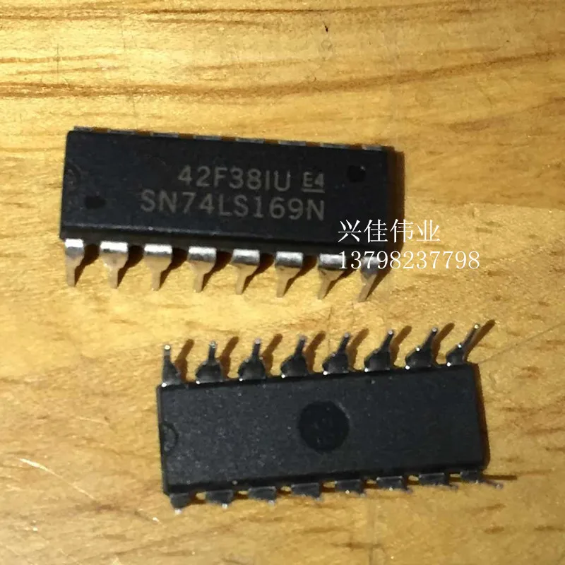 10 шт. линия 74LS169 HD74LS169P SN74LS169 DIP16 четыре двоичных двусторонних