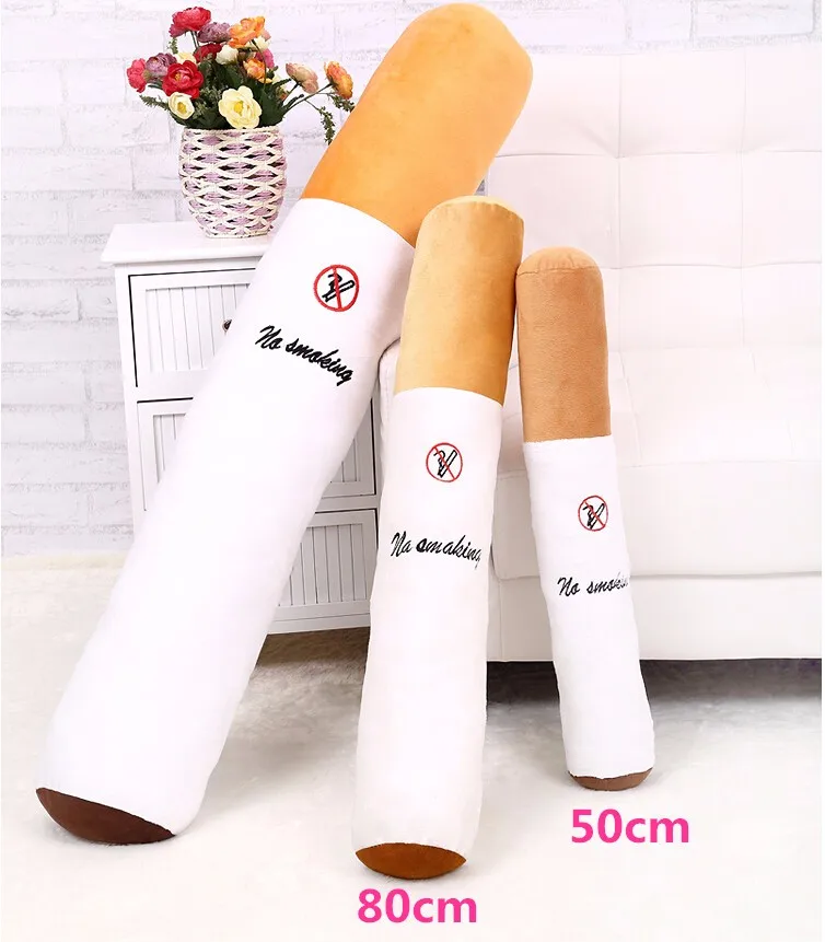 1pcs 50cm Smoking cylindrical sleeping Cigarette pillow Boyfriend