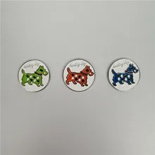 Охота собака гольф шляпа знаки с магнитный козырек клип полный кепки маркер отличный подарок 3 цвета для мужчин для женщин