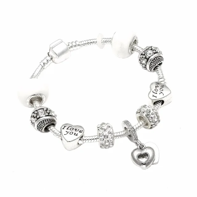 Europe Style Fashion Jewelry Eternal Love Charm Bracelets Bangles Europe Style Fashion Jewelry Eternal Love Charm Bracelets Bangles I You Charms Pandora Bracelet