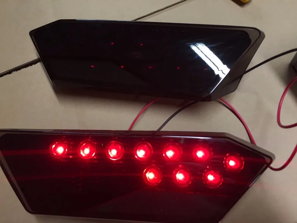 Black Led Tail Lights For Polaris Rzr 1000 Xp & S 1417 Atv&utv&ssv