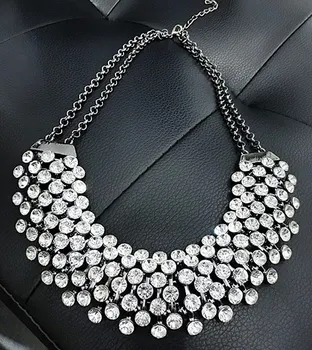 

New Collares Crystal Choker Statement Necklace For Women Fashion Jewelry Luxury Necklaces Pendants