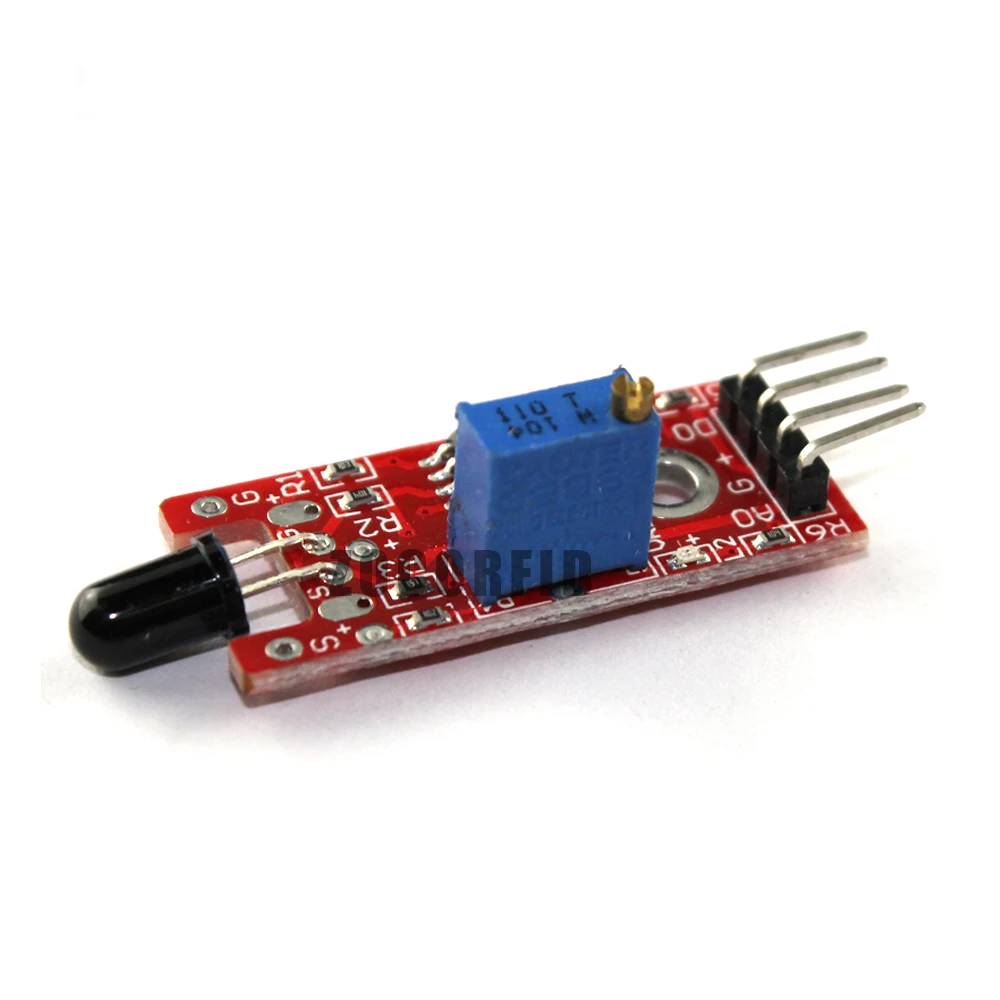 10pcs/lot Flame Sensor Module IR Sensor Detector For Temperature Detecting Suitable For Arduino