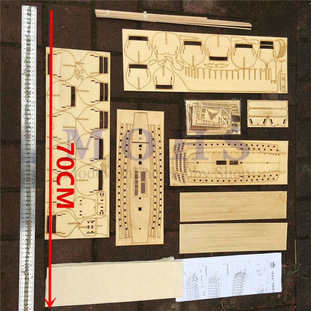 Деревянная масштабная модель корабля 1/200 Сборная модель наборы классическая деревянная модель парусной лодки шкала победы деревянная модель кораблей наборы