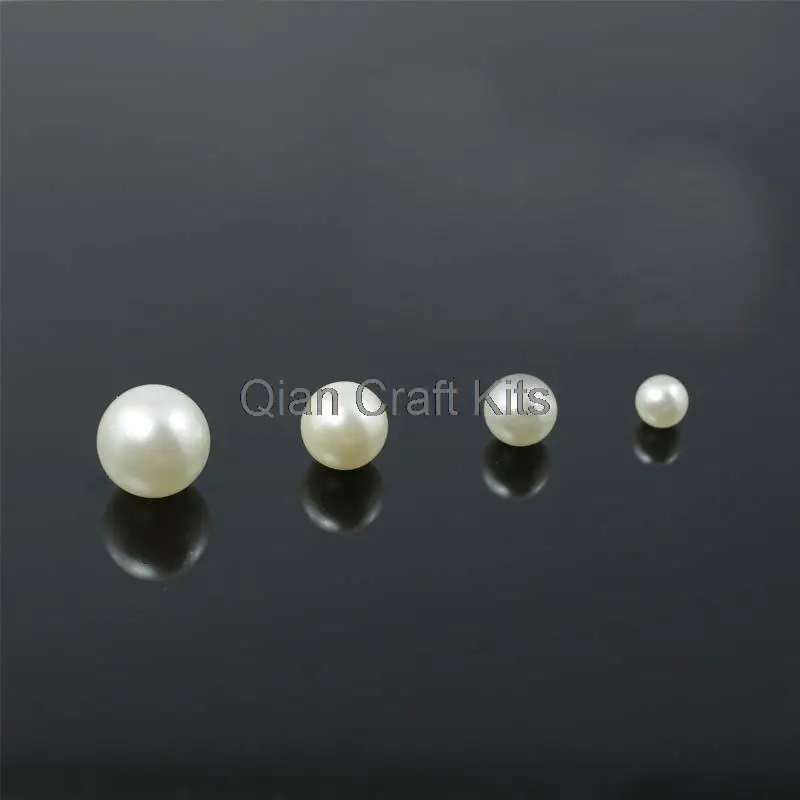2000pcs New and Unique Faux pearl 2mm 4mm mixed sizes round beads/balls