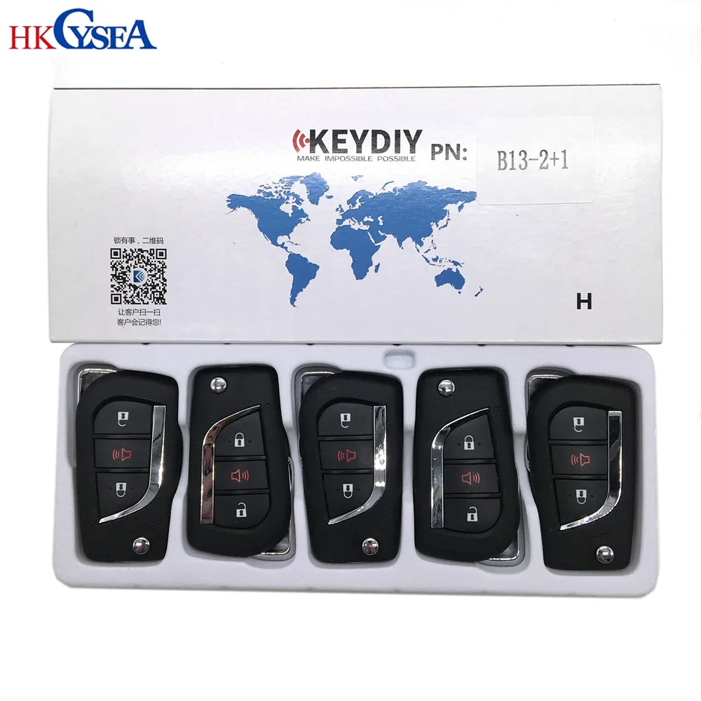 5/10 шт./лот KEYDIYl KD MINI B13/B13 2 + 1 3 кнопочный пульт дистанционного управления для Toyota Style