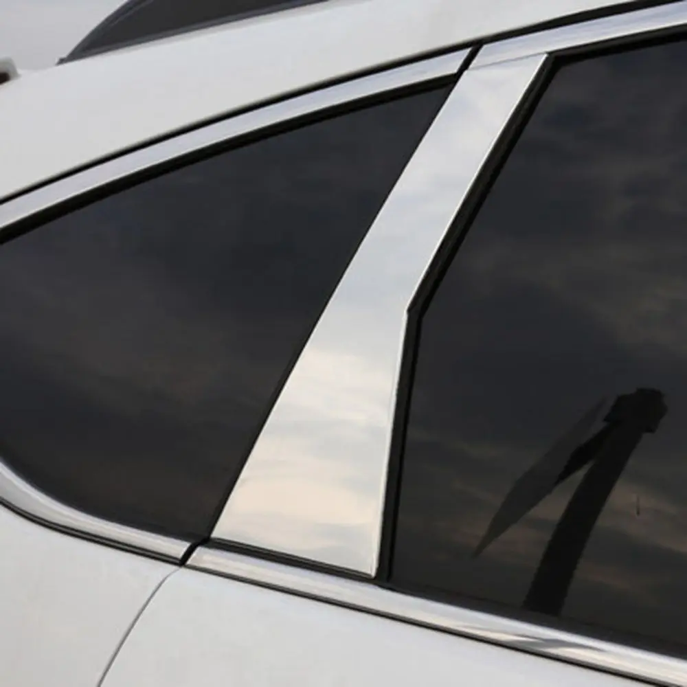 Для Honda CRV CR-V 2012 2013 Оконные Планки из нержавеющей стали, центральные столбы, чехлы, 6 шт./компл., автомобильные аксессуары