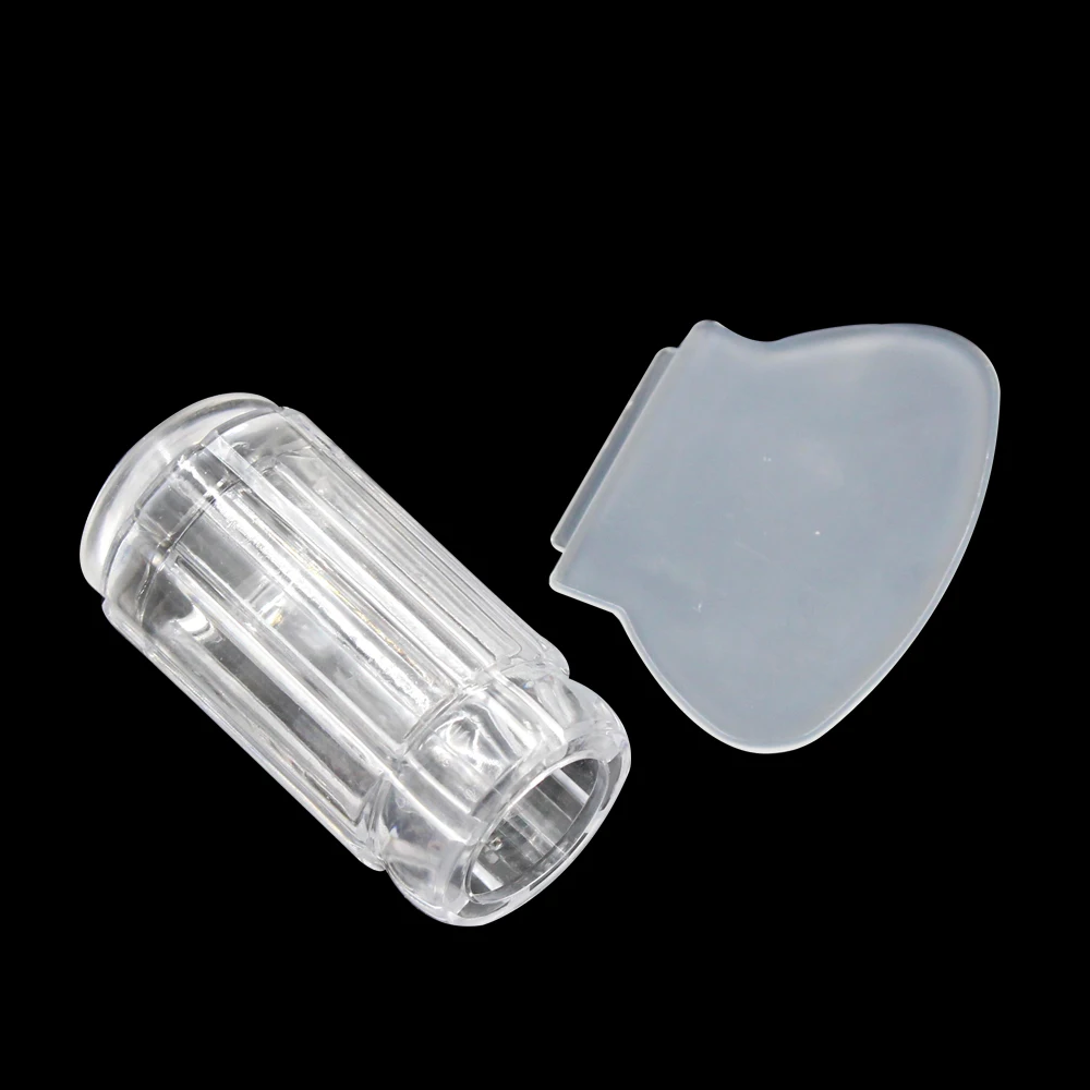 

1 PC DIY Fashion Nail Art Stamping Stamper Scraper Image Plate Manicure Transparent Print Tool