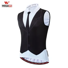 WOSAWE жилет Летний без рукавов светоотражающий жилет для бега поддельный костюм жилет с галстуком сетка ткань одежда Ropa Ciclismo