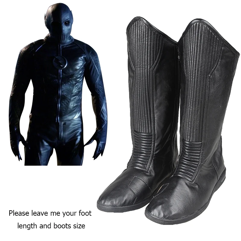 Zoom Hunter Zolomon Cosplay Boots The Flash Season 2 Shoes Only