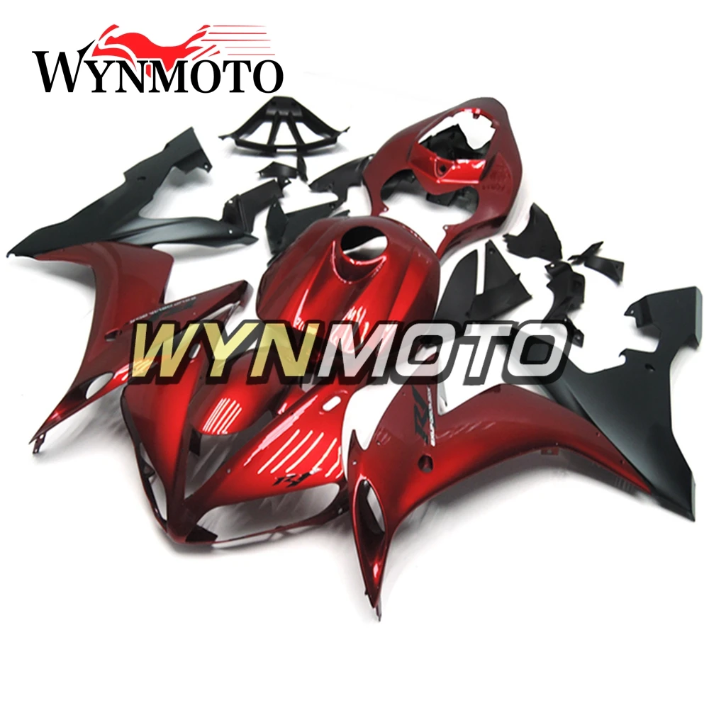 

New ABS Injection Plastics Fairings For Yamaha YZF1000 R1 Year 2004 - 2006 04 05 06 Fairing Kit Motorcycle Cowlings Red Black
