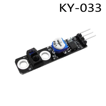 

10pcs/lot KY-033 3 pin Path Tracing Module Intelligent Vehicle Probe Infrared Detection Sensor Diy