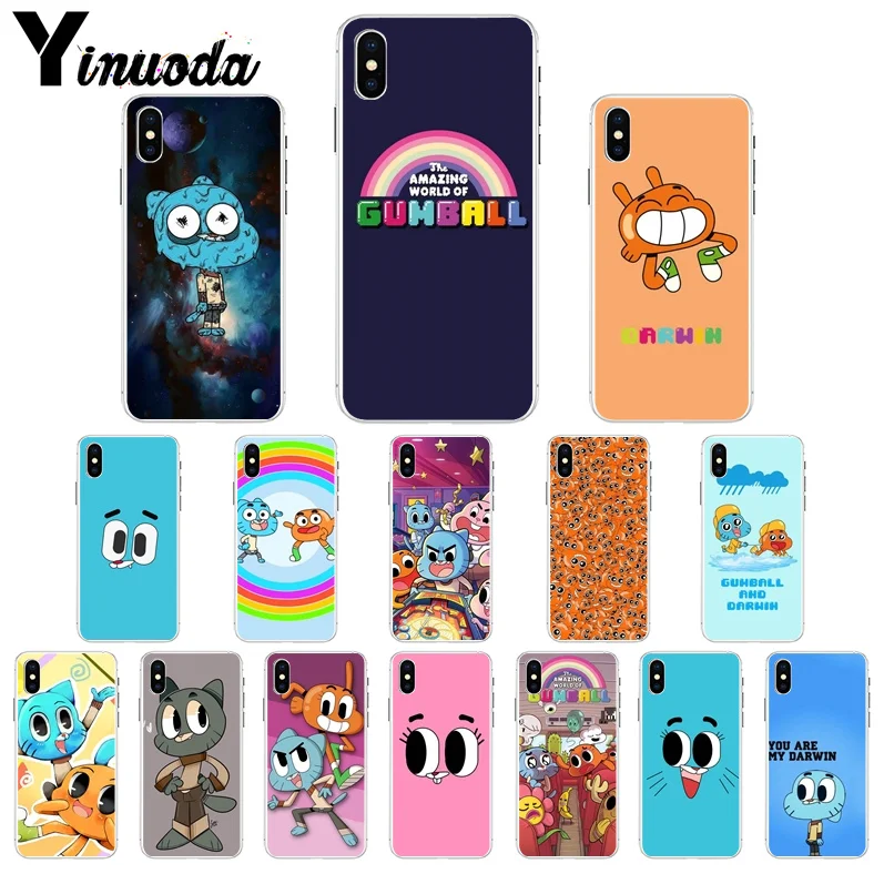

Yinuoda The Amazing World of Gumball Soft Silicone TPU Phone Cover for iPhone 7 7plus 5 5Sx 6 8 8Plus X XS MAX XR