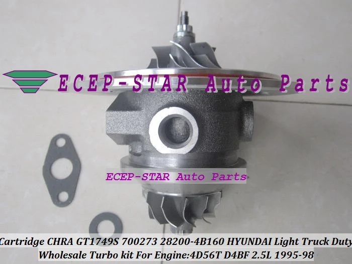 Картридж Turbo CHRA GT1749S 700273-5002S 700273-0001 28200-4B160 700273 для HYUNDAI H100 H200 грузовик легкого веса