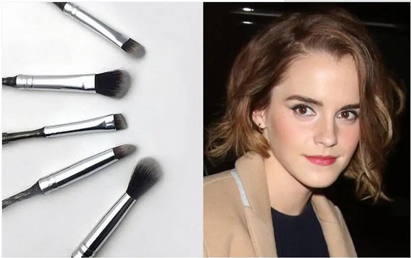 

In stock Within 24 hours send 5pcs Harry potter wand makeup brush mugs mug Makeup Plastic handle Brushes